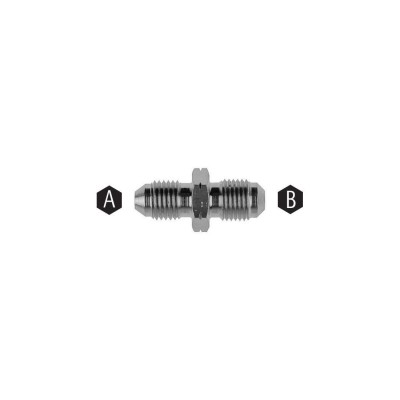 Adattatore 305  JIC-Metrico convesso alluminio dritto Goodridge 3/4 x 16