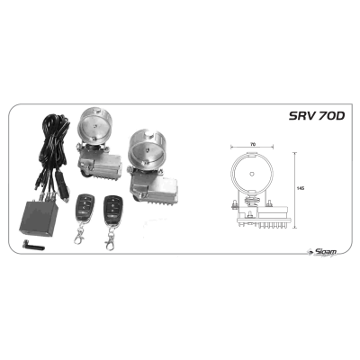 SIGAM Racing Kit Doppia Valvola per Motori a V - 70mm