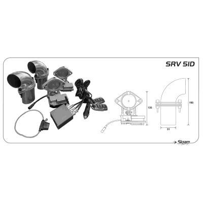 SIGAM Racing Kit Doppia Valvola per Motori a V - 63mm