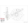 Brembo Sport TY3 Seat IBIZA III (6L1) Anteriore