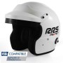 Casco RRS JET PROTECT Open Face FIA Bianco