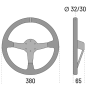 Volante Sparco R368 Scamosciato