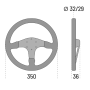 Volante Sparco R375 Scamosciato