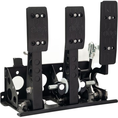 Obp 3 Pedal System Pro-Race V2 Floor Mounted Nero