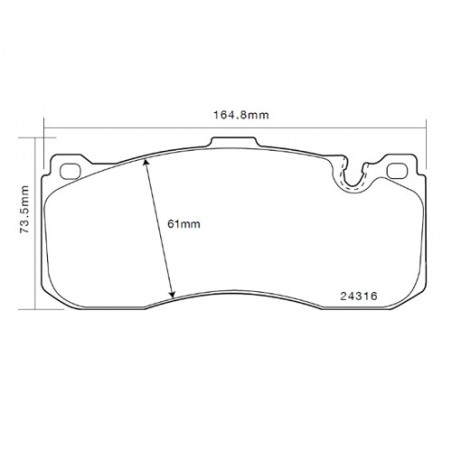 Brembo Sport HP2 07B31402 BMW Serie 3 (E90)
