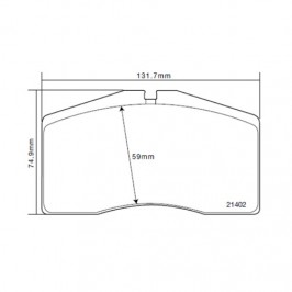 Brembo Sport HP2 07B31414 Porsche 911 (993)