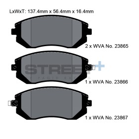 Pagid Street+ Subaru Outback (BL, BP) Ant.