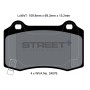 Pagid Street+ Jeep Cherokee III (WH, WK) Post.