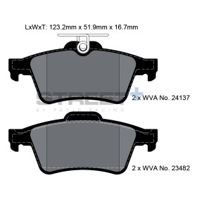 Pagid Street+ Renault Laguna Coupe  (DT0/1) Post.