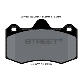 Pagid Street+ Renault Clio II (BB_, CB_) Ant.
