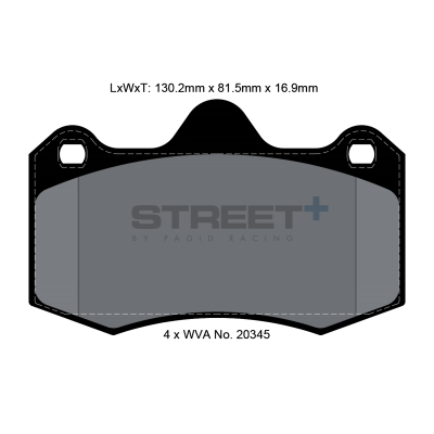 Pagid Street+ Renault Clio II (BB_, CB_) Ant.