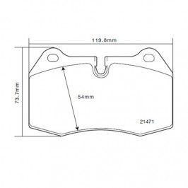 Brembo Sport HP2 07B31436 BMW Serie 8  (E31)