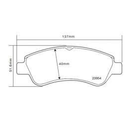Brembo Sport HP2 07B31438 Citroen C4 I  (LC_)