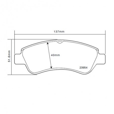 Brembo Sport HP2 07B31438 Citroen C4 I  (LC_)