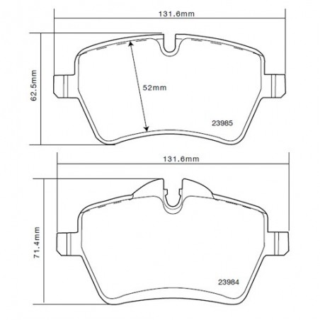 Brembo Sport HP2 07B31447 Mini (R50, R53,)